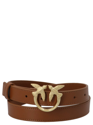 Pinko High-waist Narrow Love Birds Belt