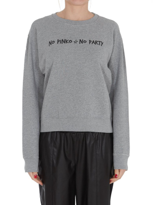 Pinko No Pinko No Party Sweatshirt