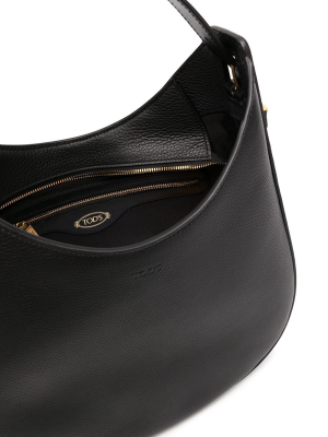 Tod's Logo Embossed Small Tote Bag