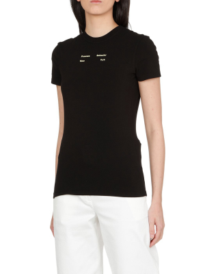 Proenza Schouler White Label Logo Printed T-shirt