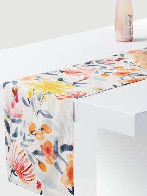 Vale Floral Table Runner