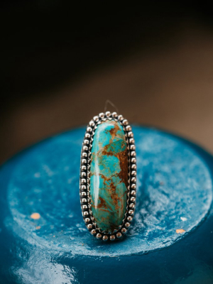 Shelly Ring | Boulder Turquoise - Final Sale