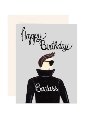 Happy Birthday Badass Card - Pw5