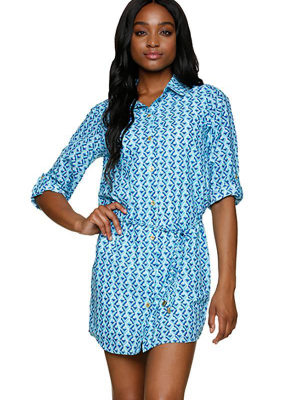 Shirt Dress-palm Springs