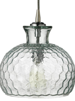 Jamie Young Clark Pendant In Clear Glass