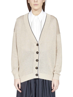 Brunello Cucinelli Buttoned V-neck Cardigan