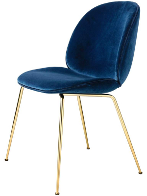 Beetle Dining Chair: Conic Base + Full Upholstery