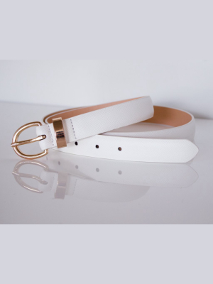 Noble Belt- White