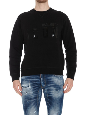 Dsquared2 Icon Logo Print Crewneck Sweatshirt