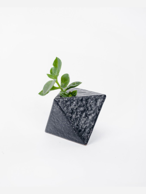 Mini Angle Vase - Black