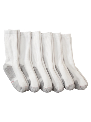 Hanes Premium Men's X-temp Ultra Cushion Crew Socks 6pk