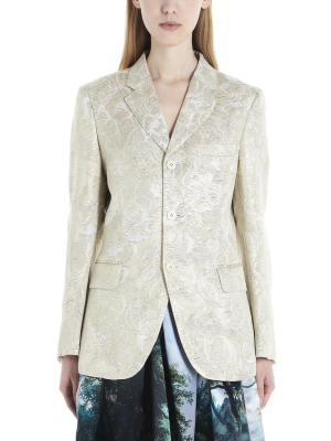 Comme Des Garçons Floral Brocade Blazer