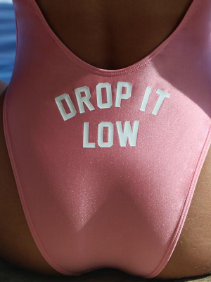 Drop It Low // Butt Print [swimsuit]