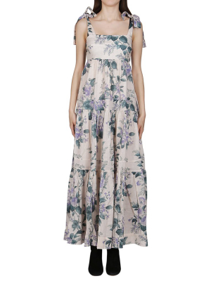 Zimmermann Square-neck Maxi Dress