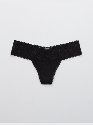 Aerie Cotton Thong Underwear