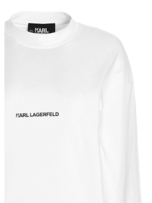 Karl Lagerfeld Logo Print Crewneck Sweatshirt