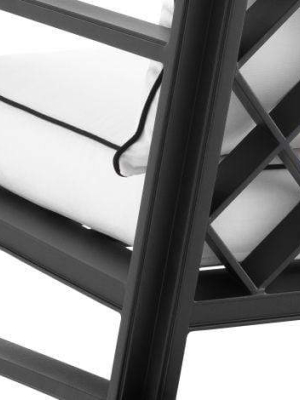 Eichholtz Como Outdoor Chair - Black & White