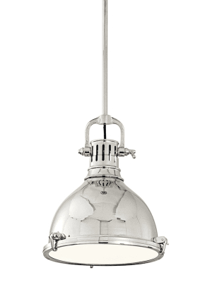 Pelham 1 Light Pendant Polished Nickel