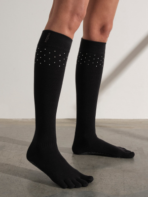 Poetic Scrunch Knee-high Grip Socks