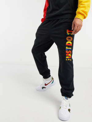 Nike Re-issue Jdi Sweatpants In Black