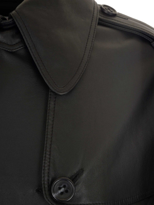 Redvalentino Leather Cloak Cape