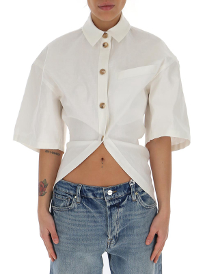 Ambush Asymmetric Button-embellished Shirt