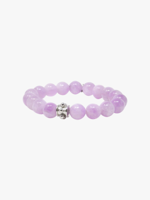 Kunzite Dew Drop Boheme Beaded Bracelet