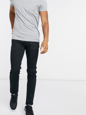 Hugo 734 Skinny Fit Jeans In Black