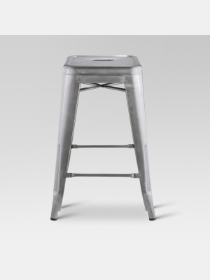 Set Of 2 24" Carlisle Metal Counter Height Barstool - Threshold™