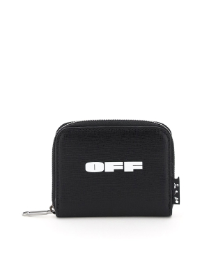 Off-white Logo Print Zip-around Wallet