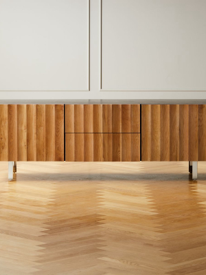 Scallop Media Credenza