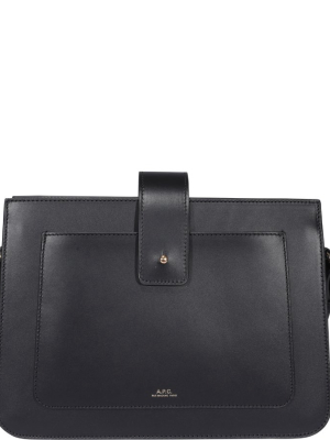 A.p.c. Albane Logo Detailed Crossbody Bag