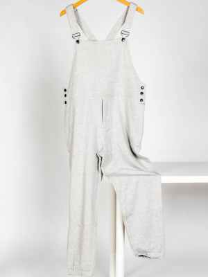 The Groutfit | Heather Grey Men's Pajamaralls