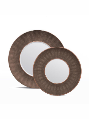 Armond Mirror Dark Mushroom And Walnut