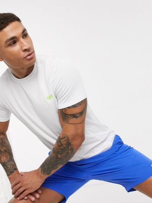 Asos 4505 Icon Training T-shirt With Quick Dry In White