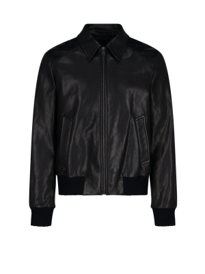 Prada Zipped Leather Jacket