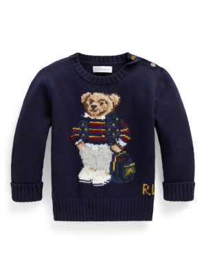 Polo Bear Cotton-blend Sweater