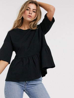 Asos Design Casual Smock Top