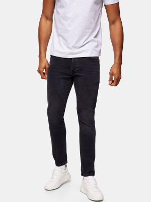 Considered Washed Black Slim Jeans