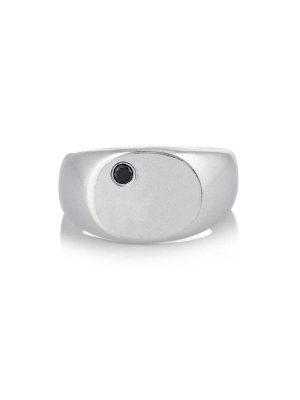 Seal Signet Ring In Silver
