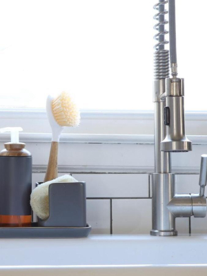 Grey Stash Modular Ceramic Sink Caddy