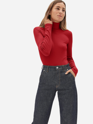 The Pima Micro-rib Turtleneck