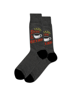 Men's Rise And Grind Crew Socks