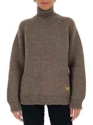 Tory Burch Raglan Turtleneck Jumper