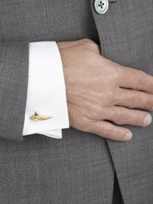 Yellow Gold Vermeil Hook Cufflinks