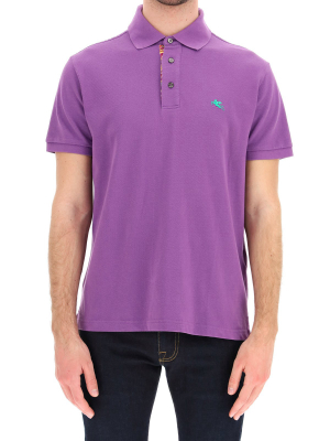 Etro Embroidered Logo Polo Shirt