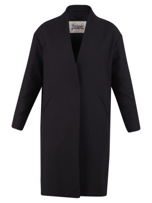 Herno Single Breasted Midi Coat