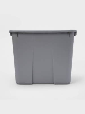 20gal Latching Tote Gray - Room Essentials™