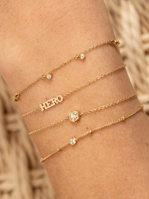 14k Itty Bitty Hero Bracelet