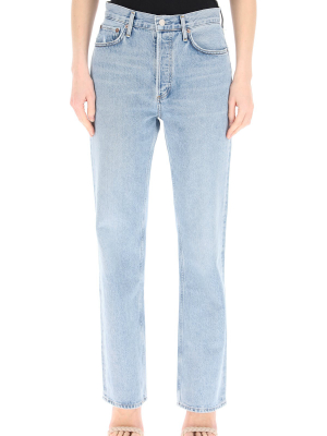 Agolde Lana Mid Rise Straight Leg Jeans